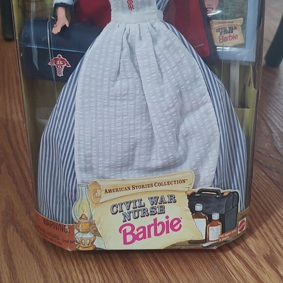 Barbie 1995 Civil War Nurse Barbie NIB Vintage - Picture 2 of 10